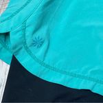 Athleta Activewear Woman’s Lined Turquoise Running Shorts Size Large Photo 1