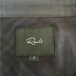 Rails  Bianca plaid button down shirt dress charcoal shadow size small Photo 1