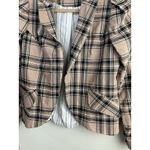 Rachel Zoe Blown/Black Plaid Single Breasted Blazer/Jacket Size S Photo 6