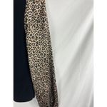 Bailey 44 Ribbed Animal Print Color Block Top Size Small Photo 2