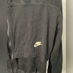 Nike  Athletic Sportswear Women's Black Mesh Loose Fit Jacket‎ Size - Medium Photo 1