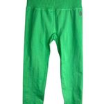 Free People Movement Good Karma Leggings High-Rise Ribbed Green Cropped Yoga M/L Photo 1