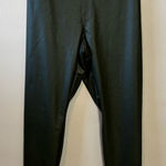 Aerie NWT Offline By Real Luxe Faux Leather Legging Olive Green XL Photo 0