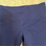 Alo Yoga  Moto High Waist Womens‎ Royal Blue Athletic Active Leggings Size Small Photo 2