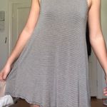 Sweet Wanderer gray/white striped dress Photo 0