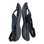 Merrell  Sandals Womens 7 Sporty Strappy Slingback Black Suede Savannah Midnight Photo 4