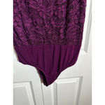 Torrid  Purple Lace-Up Bodysuit Plus Size 00 Photo 5