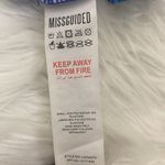 Missguided  NWT Cobalt Blue Palm Print Frill Bikini Top Photo 5