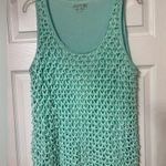 Apt. 9 Like new aqua Crochet Tank Top by . Size XL Photo 0