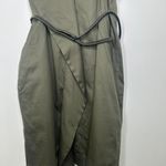 Black Halo Green Belted Sheath Dress Photo 2