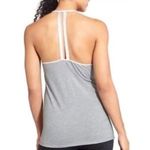 Athleta  Essence Athletic Longline Tank Top: Heathered Grey Photo 1