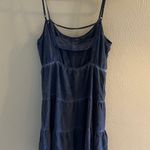 Cotton On otton On Blue and White Tie Dye Dress Photo 3