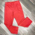 Nic+Zoe Knit Crop Pants Coral Orange 2 Photo 0