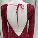 La Cite’ Paris Super Hot Sexy Red Sequined Bodycon Mini Dress Size S 🔥 Photo 3