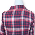 Splendid  Top Hunter Plaid Button Up Fiesta Shade Long Sleeve Gingham Cuffs Photo 5