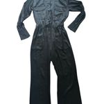 Revolve NICHOLAS Black Long Sleeve Jumpsuit 100% Silk Size 2 Photo 0