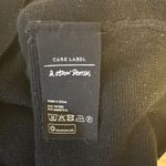 & Other Stories & Other Stories Women Ruffle Neck Cuff Sweater XS Black White Stripe Cotton Wool Photo 7