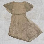 Adrianna Papell Light Champagne Gold Blouson Gown Evening Dress Bridesmaid New Photo 3