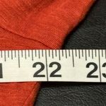 Lucky Brand  Burnt Orange 1/4 Button-Up High/Low Long Sleeve Shirt size M Photo 9