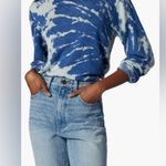 Equipment Agathe Mock Neck Sweater Blue Tie Dye Cashmere Women’s Sweater Medium Photo 2
