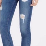 Current/Elliott Current Elliot le stiletto dark wash skinny distressed jeans 27 Photo 0