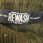 REWASH  Green Corduroy Belted Mini Skirt Size 5 / 27‎ New Photo 2