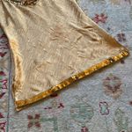 julie's closet VINTAGE y2k Gold Satin Sequin Cami Sz Small Fairycore Early 2000s Photo 2