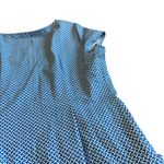 J. McLaughlin  Emma Dress Blue White Catalina Cloth Beach Stretch Size Large Photo 6