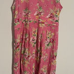 April Cornell Floral Pink Sleeveless Dress small Photo 0