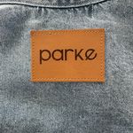 Parke Long Sleeve Denim Shirt Small NWT Blue Photo 9