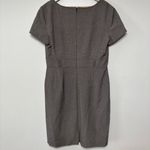 Tahari  Aurther Levine Houndstooth Print Sheath Dress Office Business Size 14 Photo 5