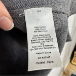 Talbots  Grey Mock Neck Pearl Beaded Neckline Sweater Womens M Preppy Classic Photo 2