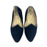 Birdies  The Starling Black Velvet Pointed Toe Slip On Flats Loafers Shoes Sz 10 Photo 1