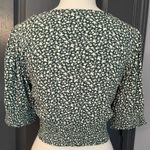 American Eagle  Boho Cowgirl Festival Floral V-Neck Women's Crop Top Photo 2