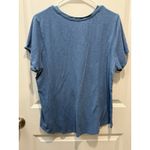 Old Navy  Women's Blue Graphic T Shirt Open Road Open Mind XL Top Hiking Outdoors Photo 4