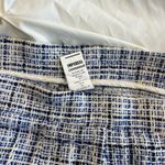 Imperial Italian Blue and White Tweed Skirt Size 2 Photo 2