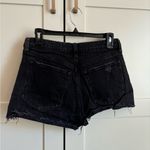 Abercrombie & Fitch  The Mom Short High Rise Black Denim, Size 28/6 Photo 1