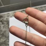 Monet  Women’s Signed Necklace Gold Tone Chain / Heart Charms Photo 7