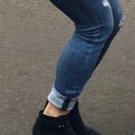 Target Navy Blue Ankle Booties  Photo 0