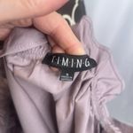 Timing Violet Ruffled Off Shoulder Statement Sleeve Shift Mini Dress Size Small Photo 5