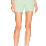 Free People FP Movement Free Throw High Rise Biker Shorts Mint Green Size M Photo 0