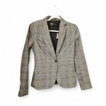 ZARA NWT  Grey Plaid One Button Blazer Size 2 Photo 1