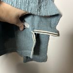 Carbon 2 Cobalt Cotton Ribbed Textured Henley Blue Long Sleeve Shirt Small Photo 3