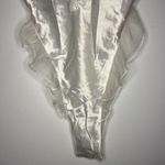 Victoria's Secret  Women's Vintage 90s Embellished Teddy Lingerie Bodysuit Pearl Photo 3