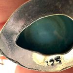 Silver tone turquoise drop earrings Blue Photo 4