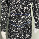 Coach NEW  1941 Black & White Yoke Long Sleeve Dress size 0 Photo 4
