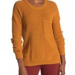 Madewell Thompson Picker pullover sweater rich autumn yellow size XS Photo 0