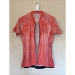Baleaf  Coral Salmon Full Zip Cycling Jersey Activewear‎ Top Shirt Womens Medium Photo 3