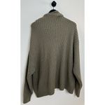 Free People  Swim Too Deep Turtleneck Sweater in Olive Stone Size X-Small Photo 8