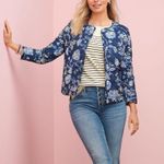 Talbots Gently used  Jacobean Quilted Jacket Photo 4